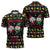 My Two Front Teeth Christmas Design Zipper Polo Shirt Xmas Holiday Patterns - Wonder Print Shop