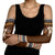 Native Skull Christmas Design Arm Sleeves Xmas Holiday Patterns - Wonder Print Shop
