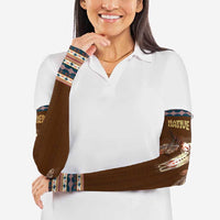 Native Skull Christmas Design Arm Sleeves Xmas Holiday Patterns - Wonder Print Shop
