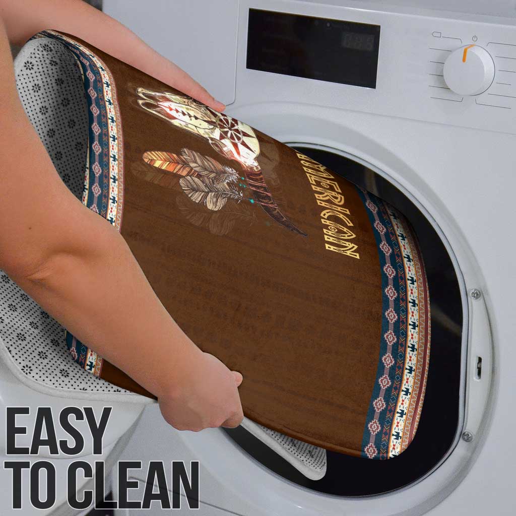 Native Skull Christmas Design Bathroom Set Xmas Holiday Patterns - Wonder Print Shop