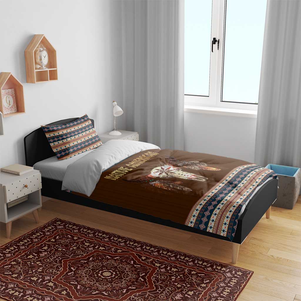 Native Skull Christmas Design Bedding Set Xmas Holiday Patterns - Wonder Print Shop