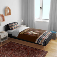 Native Skull Christmas Design Bedding Set Xmas Holiday Patterns - Wonder Print Shop