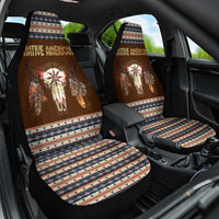 Native Skull Christmas Design Car Seat Cover Xmas Holiday Patterns - Wonder Print Shop