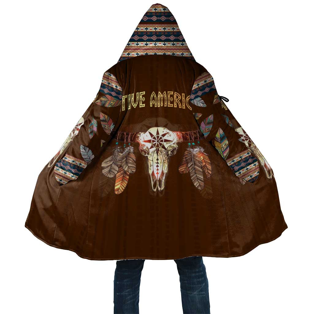 Native Skull Christmas Design Cloak Xmas Holiday Patterns - Wonder Print Shop