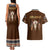 Native Skull Christmas Design Couples Matching Tank Maxi Dress and Hawaiian Shirt Xmas Holiday Patterns - Wonder Print Shop