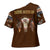 Native Skull Christmas Design Cross Shoulder Shirt Xmas Holiday Patterns - Wonder Print Shop