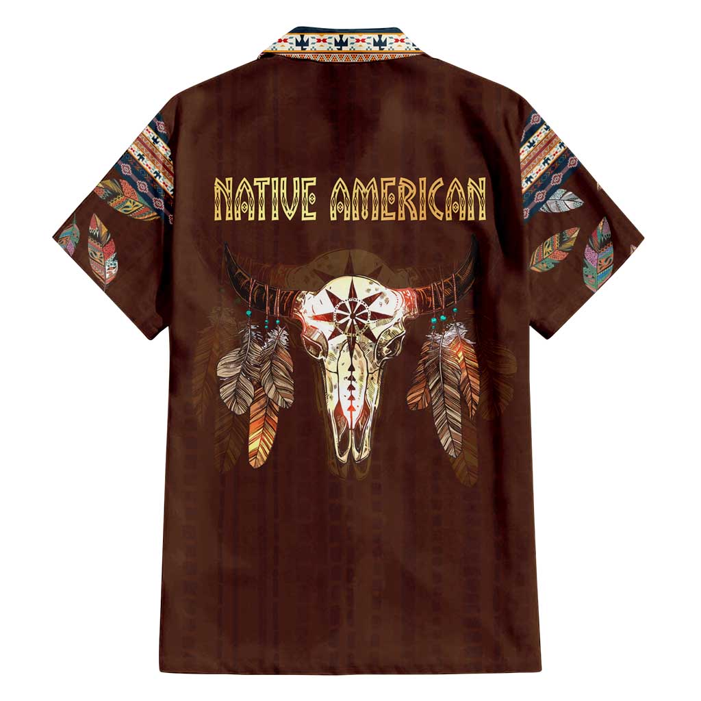 Native Skull Christmas Design Family Matching Puletasi and Hawaiian Shirt Xmas Holiday Patterns - Wonder Print Shop