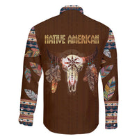 Native Skull Christmas Design Family Matching Puletasi and Hawaiian Shirt Xmas Holiday Patterns - Wonder Print Shop