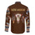 Native Skull Christmas Design Family Matching Puletasi and Hawaiian Shirt Xmas Holiday Patterns - Wonder Print Shop