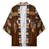 Native Skull Christmas Design Kimono Xmas Holiday Patterns - Wonder Print Shop