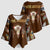 Native Skull Christmas Design Kimono Sleeve Blouse Xmas Holiday Patterns - Wonder Print Shop