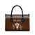 Native Skull Christmas Design Leather Bag Xmas Holiday Patterns - Wonder Print Shop