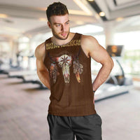Native Skull Christmas Design Men Tank Top Xmas Holiday Patterns - Wonder Print Shop