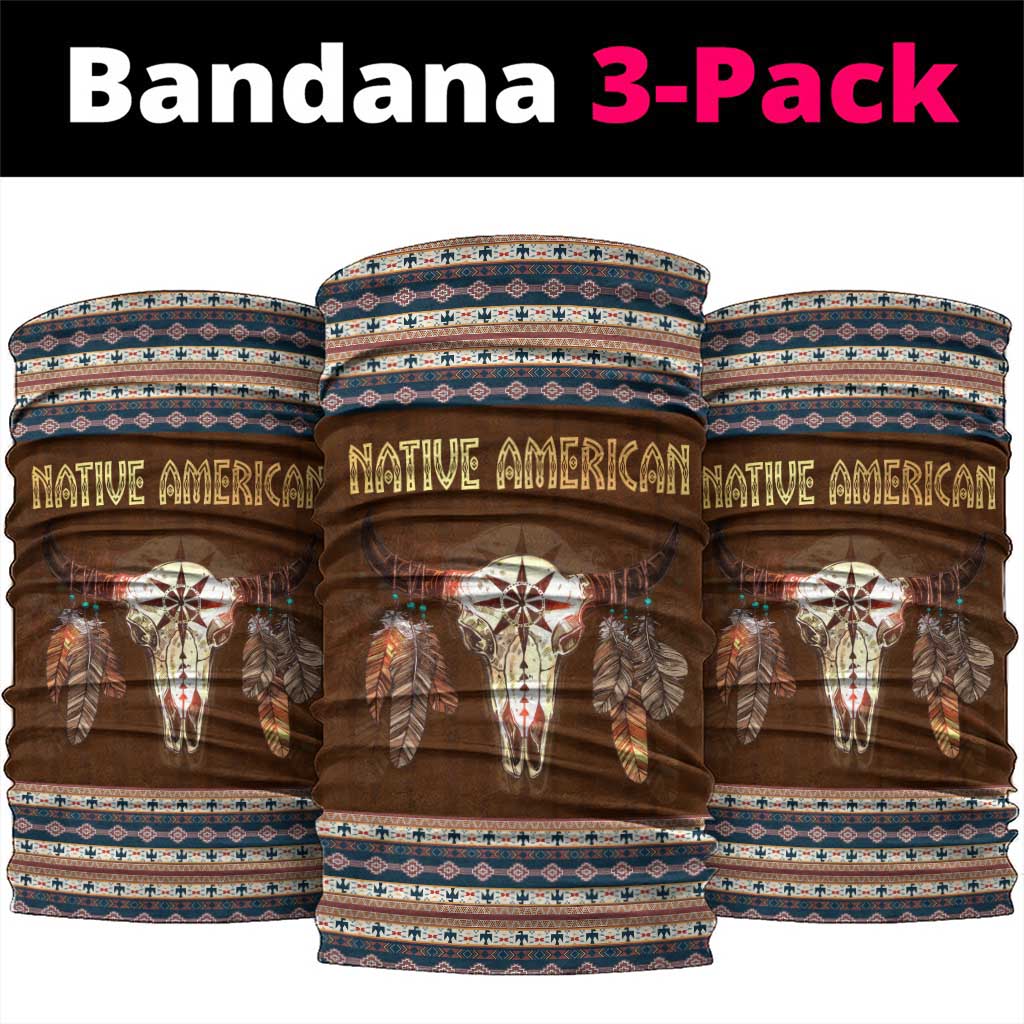 Native Skull Christmas Design Neck Gaiter Xmas Holiday Patterns - Wonder Print Shop