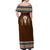 Native Skull Christmas Design Off Shoulder Maxi Dress Xmas Holiday Patterns - Wonder Print Shop