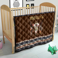 Native Skull Christmas Design Quilt Xmas Holiday Patterns - Wonder Print Shop