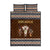 Native Skull Christmas Design Quilt Bed Set Xmas Holiday Patterns - Wonder Print Shop