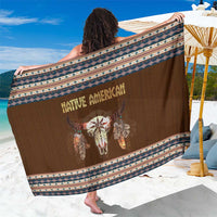 Native Skull Christmas Design Sarong Xmas Holiday Patterns - Wonder Print Shop
