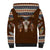 Native Skull Christmas Design Sherpa Hoodie Xmas Holiday Patterns - Wonder Print Shop