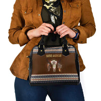 Native Skull Christmas Design Shoulder Handbag Xmas Holiday Patterns - Wonder Print Shop