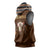 Native Skull Christmas Design Sleeveless Hoodie Xmas Holiday Patterns - Wonder Print Shop