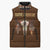 Native Skull Christmas Design Sleeveless Puffer Jacket Xmas Holiday Patterns - Wonder Print Shop