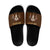 Native Skull Christmas Design Slide Sandals Xmas Holiday Patterns - Wonder Print Shop