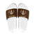 Native Skull Christmas Design Slide Sandals Xmas Holiday Patterns - Wonder Print Shop