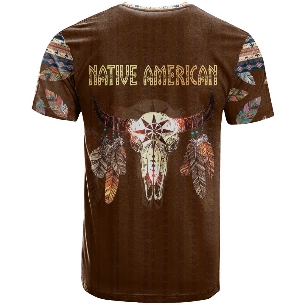 Native Skull Christmas Design T Shirt Xmas Holiday Patterns - Wonder Print Shop