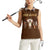 Native Skull Christmas Design Women Sleeveless Polo Shirt Xmas Holiday Patterns - Wonder Print Shop