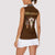 Native Skull Christmas Design Women Sleeveless Polo Shirt Xmas Holiday Patterns - Wonder Print Shop