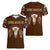 Native Skull Christmas Design Women V-Neck T-Shirt Xmas Holiday Patterns - Wonder Print Shop