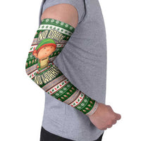 No Coffee No Workee Christmas Design Arm Sleeves Xmas Holiday Patterns - Wonder Print Shop