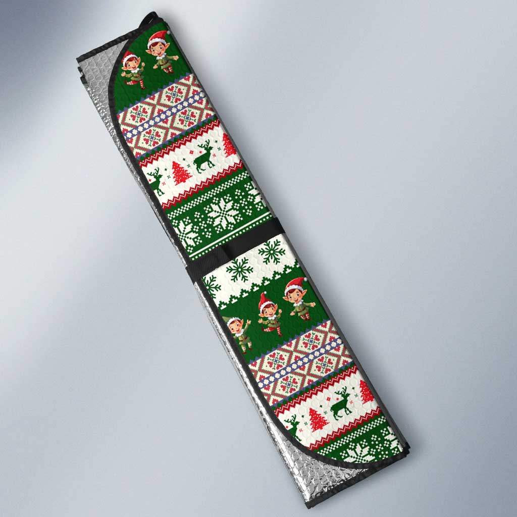 No Coffee No Workee Christmas Design Auto Sun Shade Xmas Holiday Patterns - Wonder Print Shop