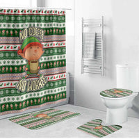No Coffee No Workee Christmas Design Bathroom Set Xmas Holiday Patterns - Wonder Print Shop