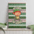 No Coffee No Workee Christmas Design Canvas Wall Art Xmas Holiday Patterns - Wonder Print Shop