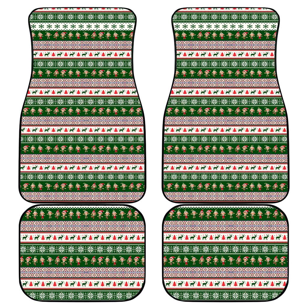 No Coffee No Workee Christmas Design Car Mats Xmas Holiday Patterns - Wonder Print Shop