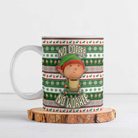 No Coffee No Workee Christmas Design Ceramic Mug Xmas Holiday Patterns - Wonder Print Shop
