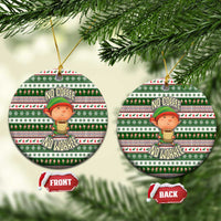 No Coffee No Workee Christmas Design Ceramic Ornament Xmas Holiday Patterns - Wonder Print Shop