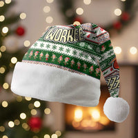 No Coffee No Workee Christmas Design Christmas Santa Hat Xmas Holiday Patterns - Wonder Print Shop