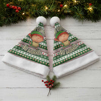 No Coffee No Workee Christmas Design Christmas Santa Hat Xmas Holiday Patterns - Wonder Print Shop