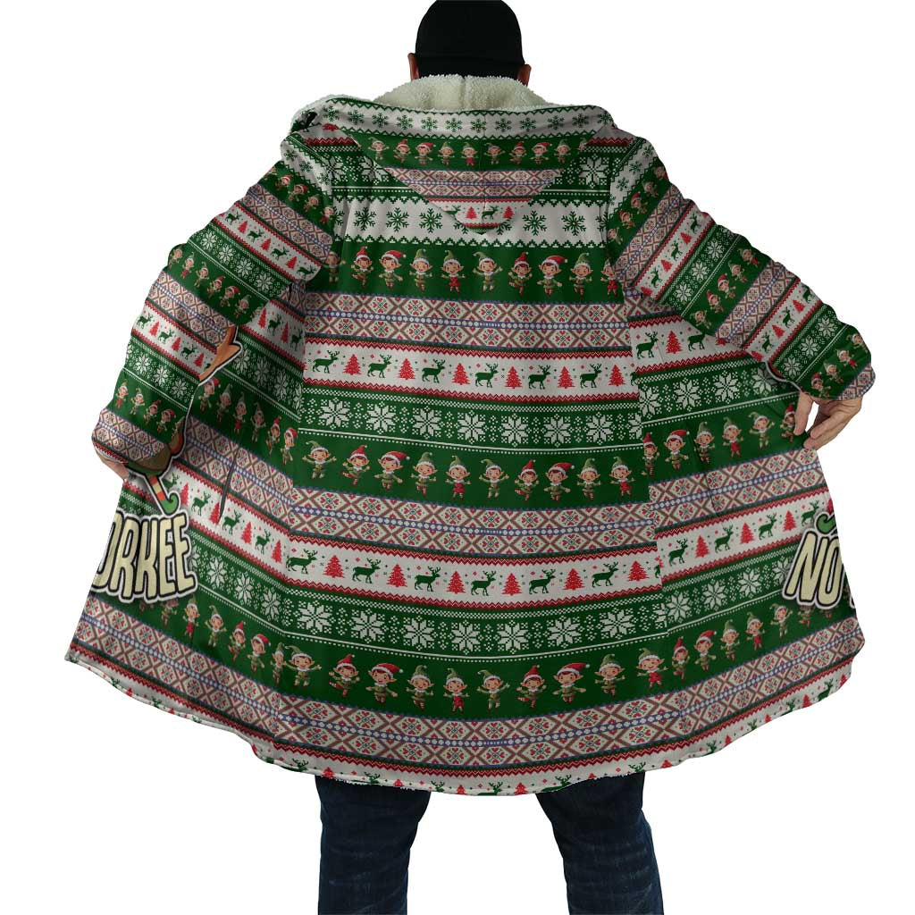 No Coffee No Workee Christmas Design Cloak Xmas Holiday Patterns - Wonder Print Shop