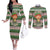 No Coffee No Workee Christmas Design Couples Matching Off The Shoulder Long Sleeve Dress and Long Sleeve Button Shirt Xmas Holiday Patterns - Wonder Print Shop