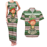 No Coffee No Workee Christmas Design Couples Matching Tank Maxi Dress and Hawaiian Shirt Xmas Holiday Patterns - Wonder Print Shop