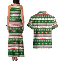 No Coffee No Workee Christmas Design Couples Matching Tank Maxi Dress and Hawaiian Shirt Xmas Holiday Patterns - Wonder Print Shop