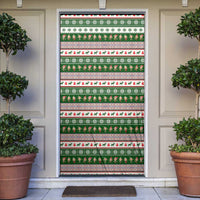 No Coffee No Workee Christmas Design Door Cover Xmas Holiday Patterns - Wonder Print Shop