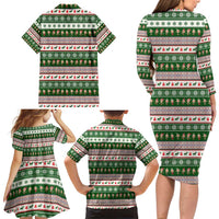 No Coffee No Workee Christmas Design Family Matching Long Sleeve Bodycon Dress and Hawaiian Shirt Xmas Holiday Patterns - Wonder Print Shop