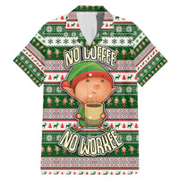No Coffee No Workee Christmas Design Family Matching Mermaid Dress and Hawaiian Shirt Xmas Holiday Patterns - Wonder Print Shop