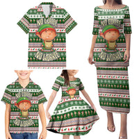 No Coffee No Workee Christmas Design Family Matching Puletasi and Hawaiian Shirt Xmas Holiday Patterns - Wonder Print Shop