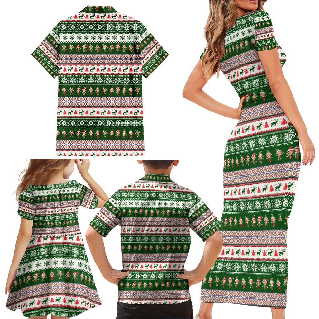 No Coffee No Workee Christmas Design Family Matching Short Sleeve Bodycon Dress and Hawaiian Shirt Xmas Holiday Patterns - Wonder Print Shop